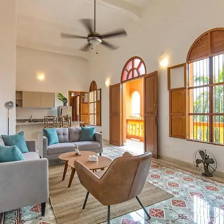 Apartment 2cm-j1 De 2 Alcobas Con Vista Y Piscina En Getsemani *